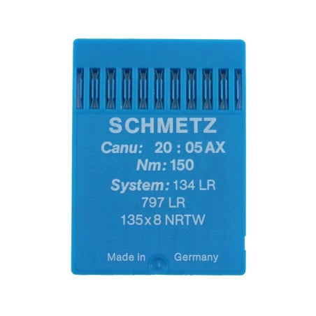 SCHMETZ Leather point industrial sewing machine needles 134LR 135x5 SY1955 DPx5 SIZE 150